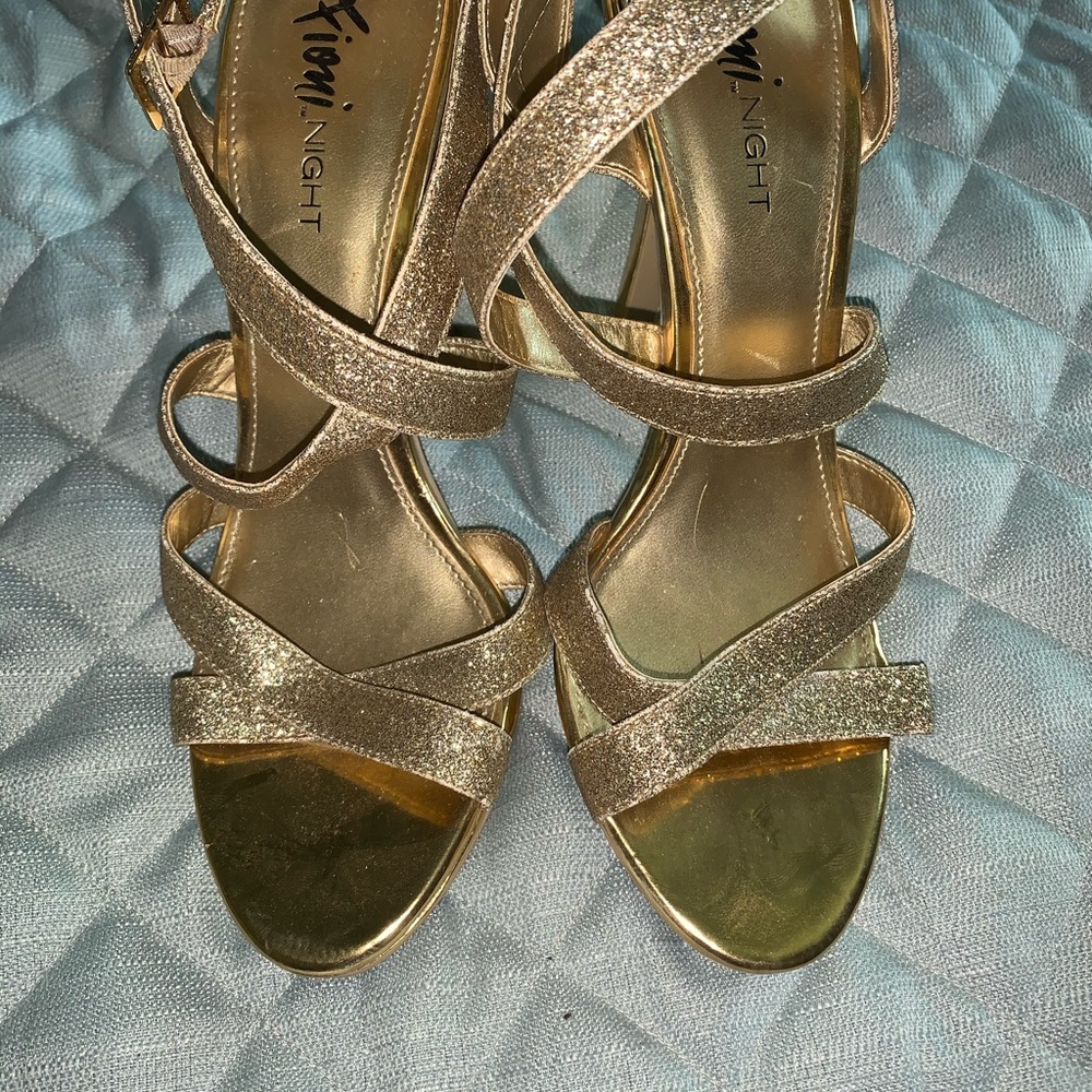 Fiona Night Gold Heels